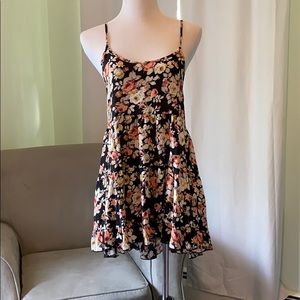 Floral boho tank dress